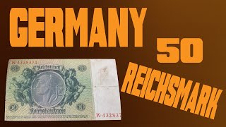 GERMANY 50 REICHSMARK [upl. by Eissen]