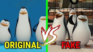 Los Pingüinos Meme ORIGINAL VS FAKE [upl. by Laurance666]