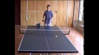 how to serve in table tennis [upl. by Suirauqram683]