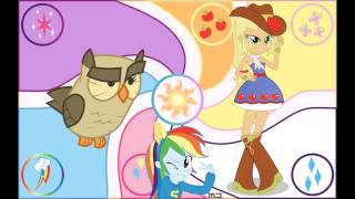 Equestria Girls  Apple Jack Ft Rainbow Dash amp Owl  CMon [upl. by Alik]