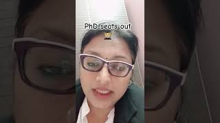 PhD seats in MGUshortvideo motivation phd ytshorts doctorates researchproposal university [upl. by Nniuq]