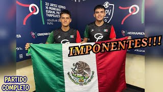 Mundial sub22 Abraham Moctezuma y Marvin Hernández vs David Vargas y Esteban Soliz fronton [upl. by Nayek]