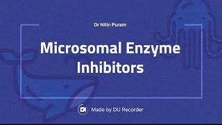 Microsomal Enzyme Inhibitors Ciprofloxacin Erythromycin Chloramphenicol [upl. by Akirea]