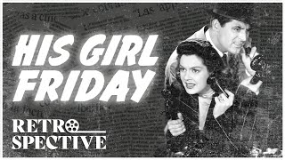 Cary Grant Romcom Full Movie  His Girl Friday 1940  Retrospective [upl. by Kaela]