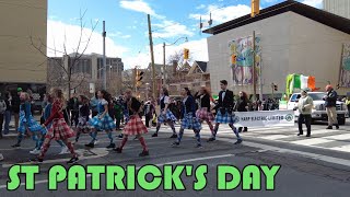 St Patricks Day Parade Celebration in Toronto 🇨🇦🍀 [upl. by Witha]