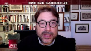 Montanari quando Sgarbi era sottosegretario  Lo stato delle cose 11112024 [upl. by Agarhs]