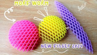 HOW THE MORF WORM FIDGET TOY WORK  ASMR  SATISFYING UNBOXING MORF WORM [upl. by Avad]