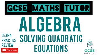 Solving Quadratic Equations by Factorising NonCalculator  Higher amp Foundation  GCSE Maths Tutor [upl. by Grimaldi]