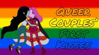 animated queer couples first on screen kisses shows in description [upl. by Kesia]