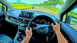 Driving POV DAIHATSU NEW XENIA 13 X MT 2023  ACCELERATION amp HANDLING  Test Drive Tol amp Kota ASMR [upl. by Ahtiek]