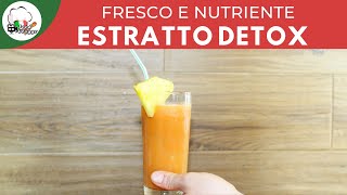 ESTRATTO DETOX DI FRUTTA depurativo disintossicante diuretico e multivitaminico  FoodVlogger [upl. by Fonville684]