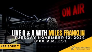 Live Q amp A with Miles Franklin [upl. by Jerrine540]