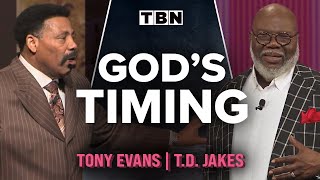 TD Jakes and Tony Evans Divine Intervention and Gods Timing  TBN [upl. by Chipman]