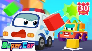 Police Cartoons amp MORE  Toy Blocks Everywhere  Best Cars Cartoons  Kids Cartoons amp Kids Songs [upl. by Mccomb82]