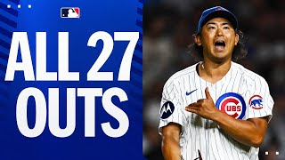 ALL 27 OUTS of Cubs NOHITTER Shota Imanaga Nate Pearson and Porter Hodge  今永昇太 [upl. by Maghutte]