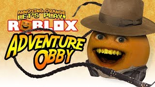 Roblox Adventure Obby 1 Annoying Orange Plays [upl. by Etnohc9]