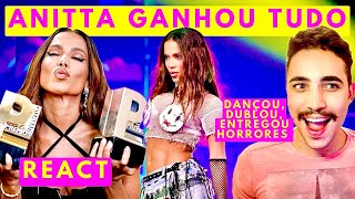 REACT ANITTA NO PREMIOS JUVENTUD 2024 AO VIVO REAÇÃO  REAGINDO [upl. by Atsillak]