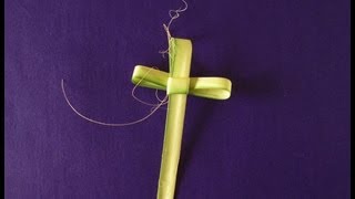 Tutorial Palm Sunday Cross [upl. by Ilahsiav]