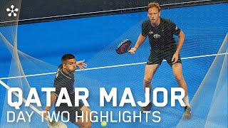 Ooredoo Qatar Major Premier Padel Highlights day 2 men [upl. by Hindorff]