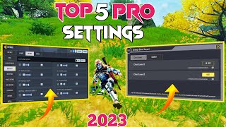 Top 5 Pro Settings in call of duty mobile  PART 3  br settings cod mobile 2023br sensitivity codm [upl. by Jacquet887]