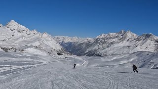 Zermatt  Skiing from Italy back to Zermatt [upl. by Initirb46]