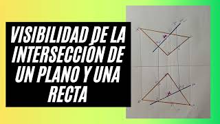 Explicación de Visibilidad de la intersección de Plano y Recta [upl. by Cilegna318]