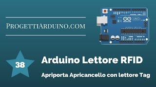 38 ARDUINO LETTORE RFID APRIPORTA Apricancello con lettore TAG [upl. by Server300]