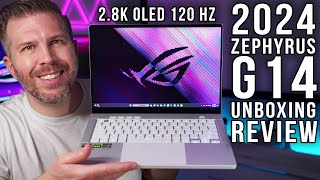 2024 Zephyrus G14 Unboxing Review 10 Game Benchmarks Display Test Tear Down Speakers More [upl. by Baskett701]