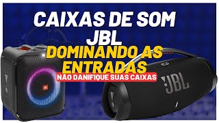 Como usar as Entradas das Caixas de Som JBL Boombox 3 Encore Partybox 110 [upl. by Caleb794]