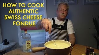 How to Make a Swiss Gruyere Cheese Fondue [upl. by Eeneg]