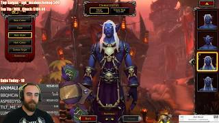 Bajheera  I CANT BELIEVE I GOT THIS NAME Nightborne Character Creation  WoW Battle for Azeroth [upl. by Annekam]