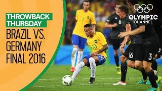 Brazil vs Germany  FULL Match  Mens Football Final Rio 2016  Throwback Thursday [upl. by Aillicec]