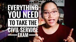 Everything You Need To Take The Civil Service Exam [upl. by Ellan]