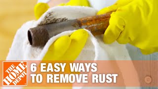 6 Easy Ways to Remove Rust from Tools amp Hardware  The Home Depot [upl. by Kosel649]