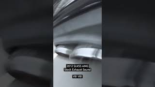 2012 SLK55 AMG R172 stock exhaust sound [upl. by Nyrol]