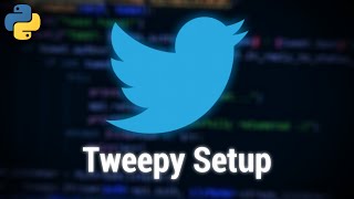 How to Set Up Tweepy Python [upl. by Fessuoy]