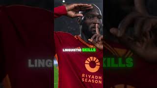 Romelu Lukakus linguistic prowess mastering six languagesfootball RomeluLukaku FootballGenius [upl. by Annavoj]