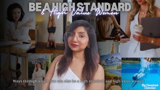 Be a High Standard and highvaluewomen  mindsetshift comebackcanvases [upl. by Onaivlis]