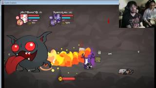 Castle Crashers Boss Glitch Pipistrello on Insanity [upl. by Netnert251]