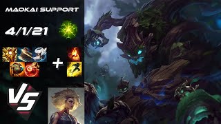 SUPPORT Maokai vs Rell  EU Challenger Patch 1422 [upl. by Cornie]