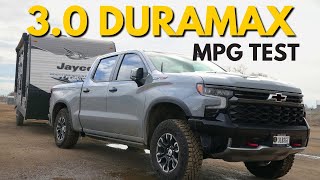 Blown Away I towed 7000 lbs to see REAL MPG with 30 Duramax ZR2 [upl. by Ylrebma]