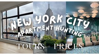 NYC Apartment Hunting 11 tours w prices Upper East Side Midtown Hudson Yards amp Hells Kitchen [upl. by Stav]