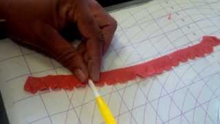 How to make fondant frills the easy way [upl. by Joby]