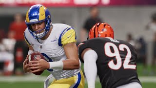 Super Bowl LVI Simulation  Cincinnati Bengals vs Los Angeles Rams  Madden 22  Super Bowl 56 [upl. by Bucella]