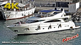 Motor Yacht Astondoa 82 docking Altea 2024 [upl. by Haynes65]