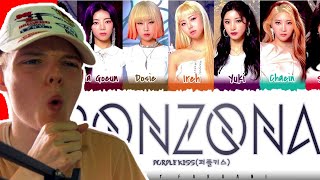 PURPLE KISS  PONZONA Lyrics Color CodedHanRomEng REACTION [upl. by Fante]