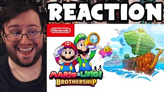 Gors quotMario amp Luigi Brothership Gameplay Overview Trailerquot REACTION [upl. by Karyn]