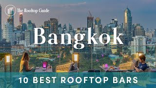 10 Best Rooftop Bars in Bangkok  2024 [upl. by Toll856]