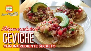 Ceviche súper económico fresco y delicioso  Cocina Vegan Fácil [upl. by Kippie]