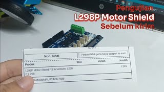 4244977699 test uji L298P Motor Shield R3 for Arduino L298 P L 298 [upl. by Aihsenor72]